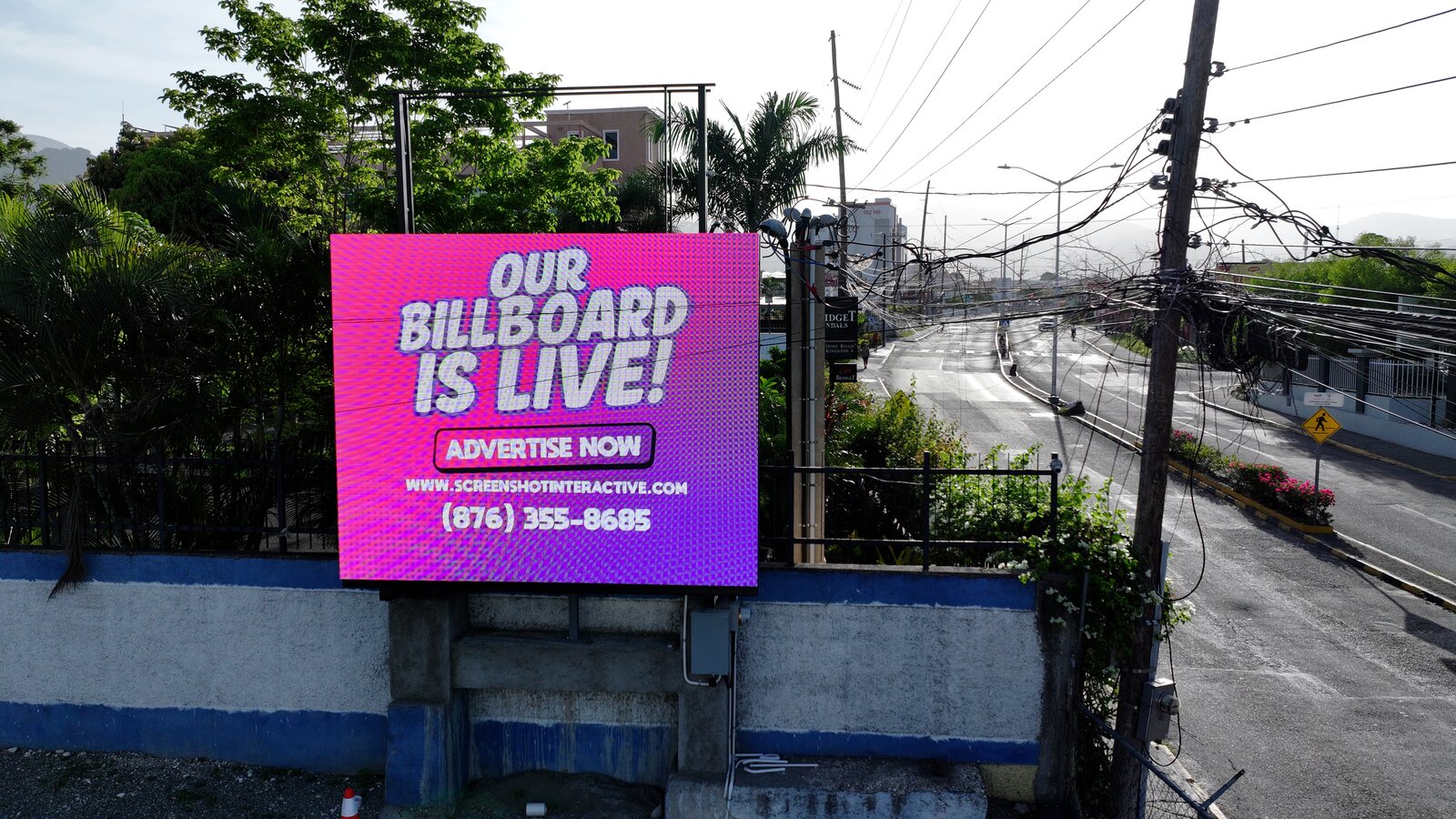 Screenshot Interactive digital billboard